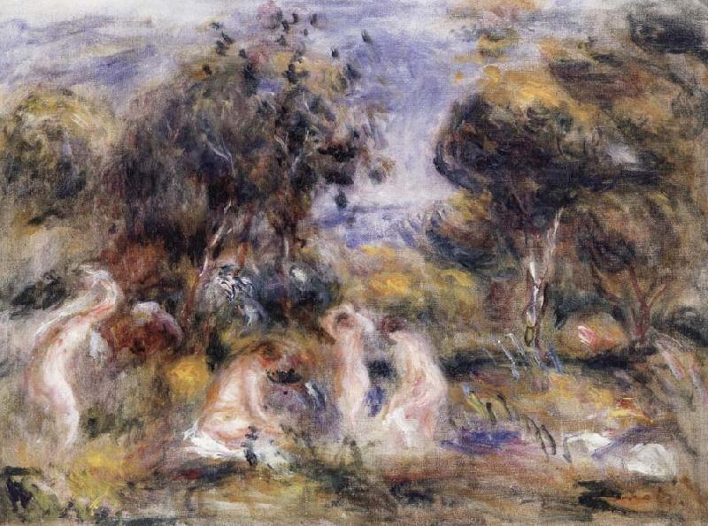 Pierre Renoir The Bathers Norge oil painting art